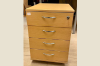 Atvilktņu bloks ar 4 atvilktnēm