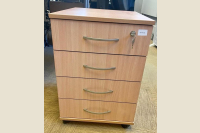 Atvilktņu bloks ar 4 atvilktnēm