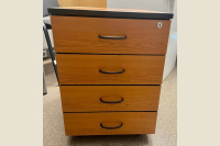 Atvilktņu bloks ar 4 atvilktnēm