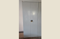 Divdurvju metāla dokumentu skapis (šaurs)