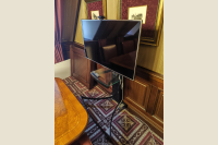 SAMSUNG UE46D8000YS 11E46D8000YS ON A ROLLING STAND